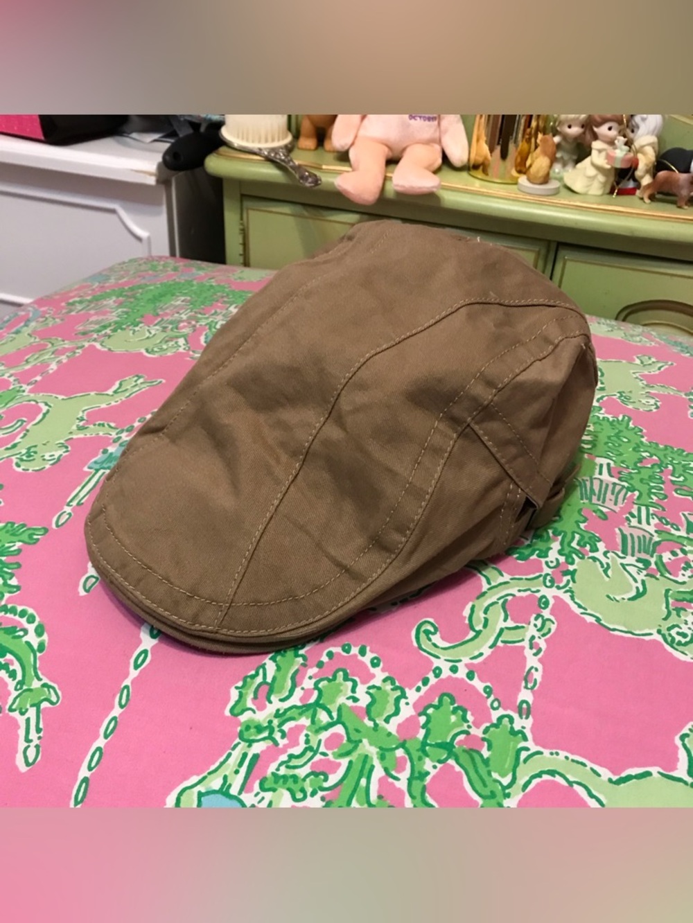 Water Ink In Show Men's Adult Flat Cap Golf Dad Hat Newsboy Adjustable